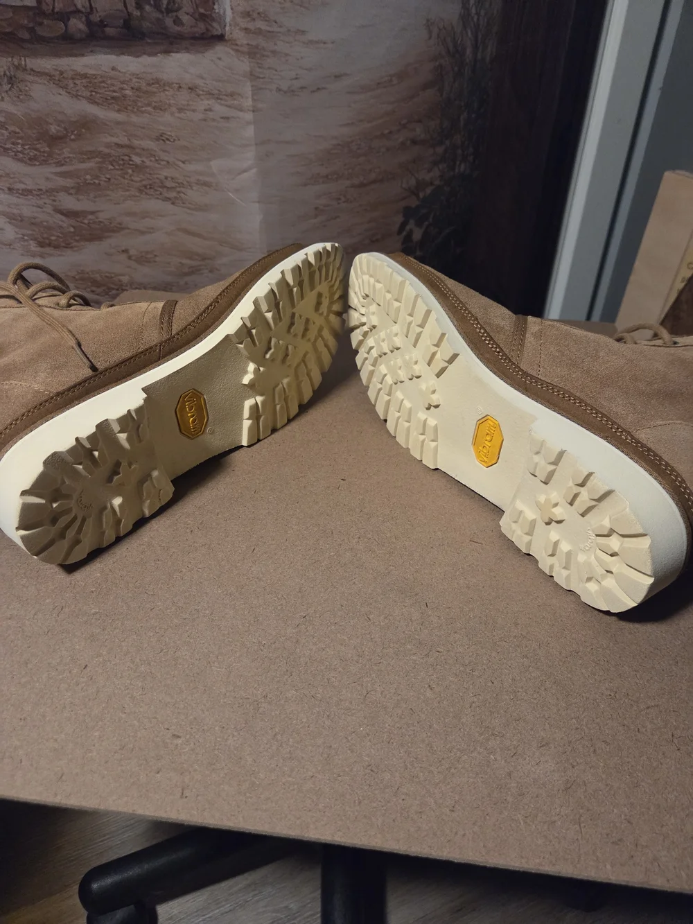 Men's Warm Lined Winter Boots in Tan